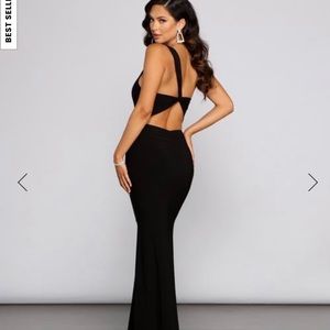 Black Formal/Prom Maxi Dress